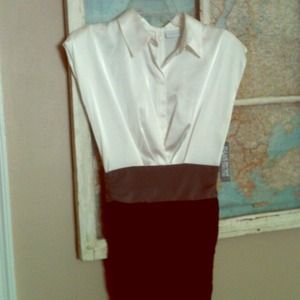 REDUCED!!Classy yet sexy color block dress