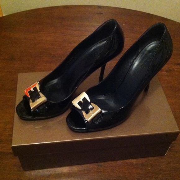 Gucci open toe pumps - Picture 2 of 4