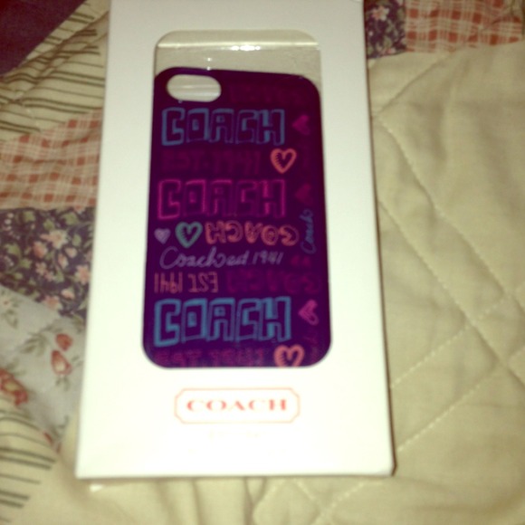 Coach iPhone 5 case. Never used, in box. NWT
