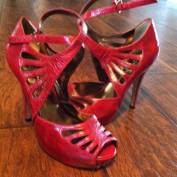 Jessica Simpson red heels