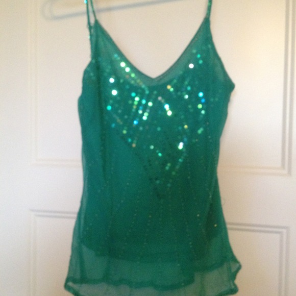 Teal Sequenced Cami