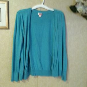 Aqua cardigan