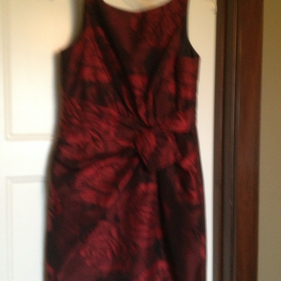 Red and Black Dress