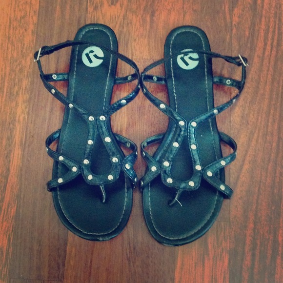 🚫BUNDLED🚫 black studded gladiator sandals