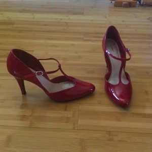 Brand new red high heels