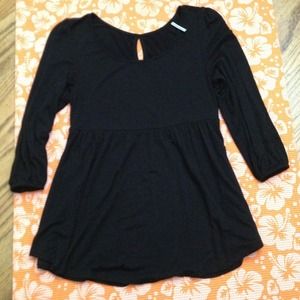 RESERVED: Flowy black Modcloth top