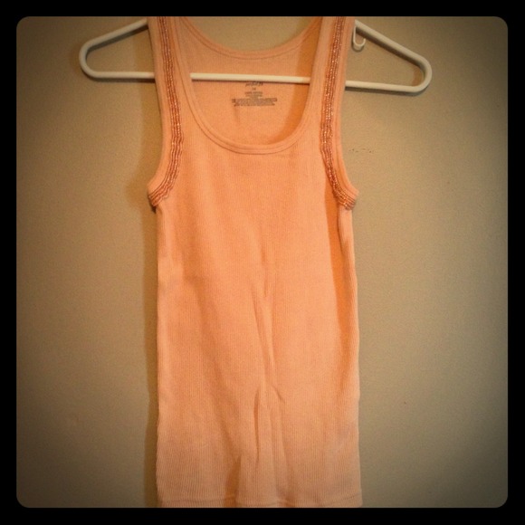 Old Navy Tops - Peach sequin tank