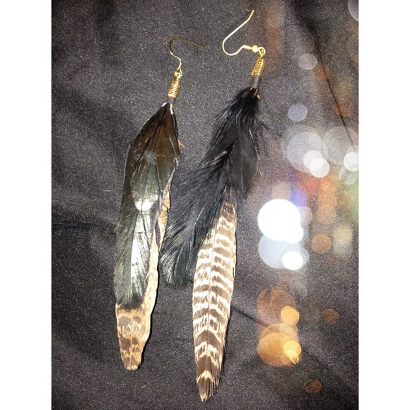 Handmade Feather Earrings