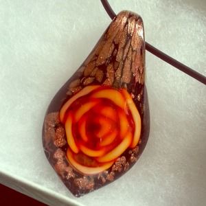 hand painted necklace 🆕