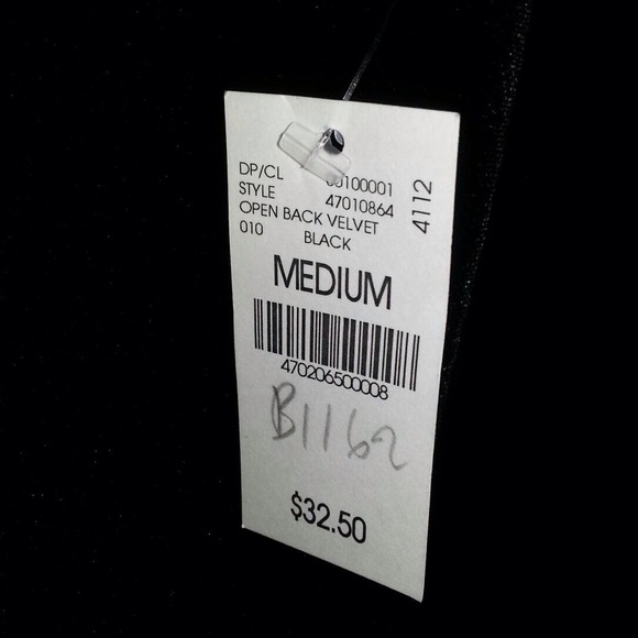 Black velvet peplum dress - Picture 4 of 4