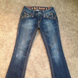 Rock revival low rise boot cut (reserved)