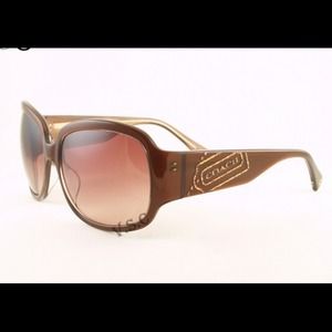SOLD New Brown  Coach Sunglasses