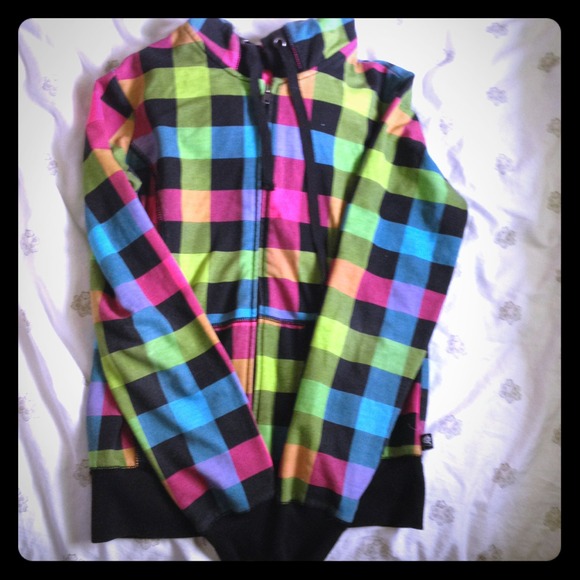 Neon block hoodie
