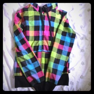 Neon block hoodie
