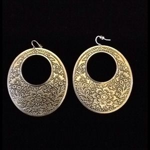Antique silver earrings