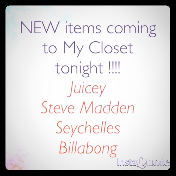 NEW ITEMS!!
