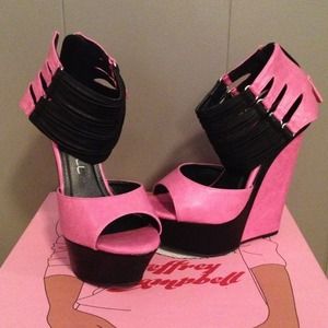 Kiss & Tell Platform Wedge with Ankle Strap