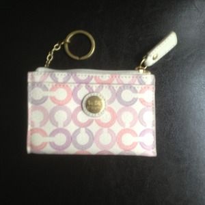 Coach Coin Purse w/Keychain