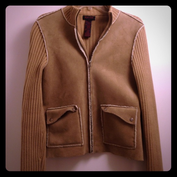 🌟Reduced🌟Ralph Lauren suede sweater jacket