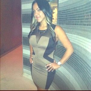 ⛔TRADE⛔Gold and black dress like new worn once