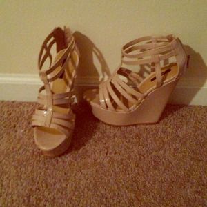 ⚠Reserved⚠Forever 21 nude wedges