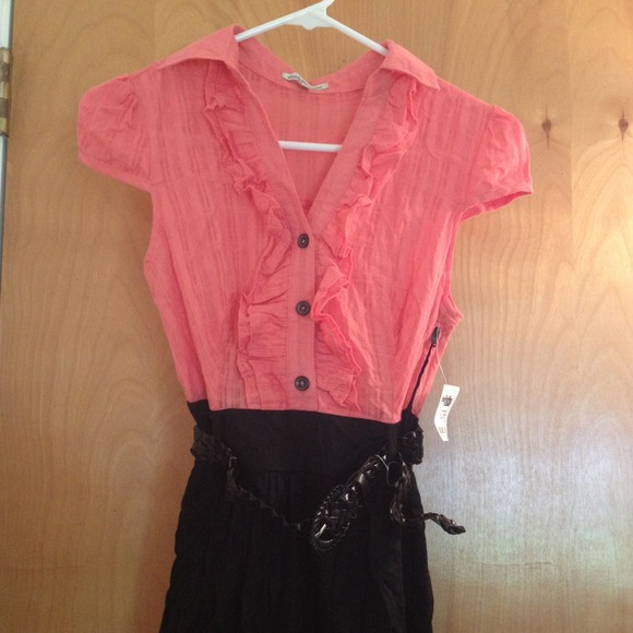Charlotte Russe dress with black belt - Picture 2 of 2