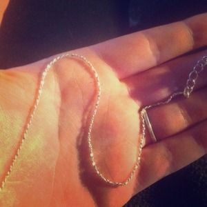 Sterling silver anklet