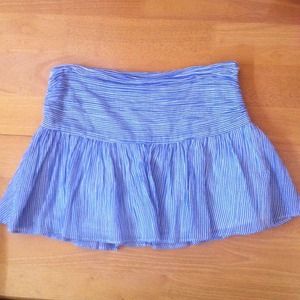 Old Navy blue/white striped cotton skirt!