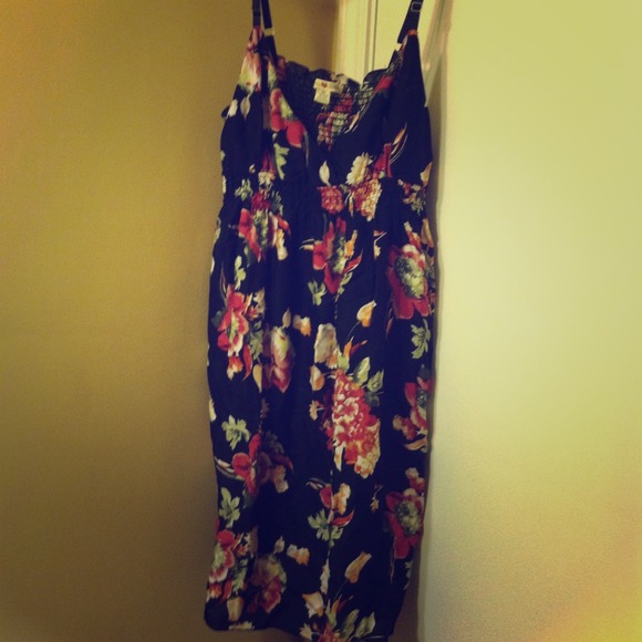 Floral print lightweight summer dress