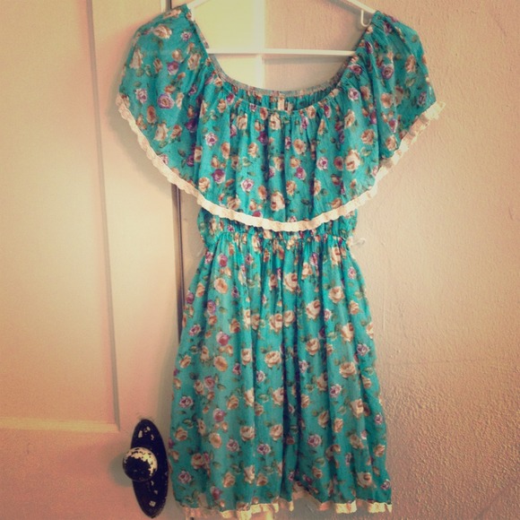 Festive floral dress!