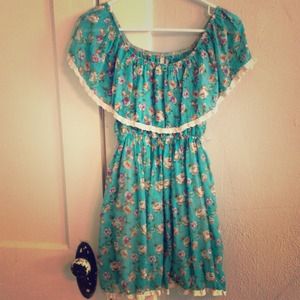 Festive floral dress!