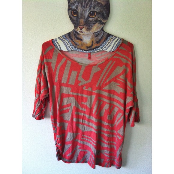 Pink and Creme Design Top