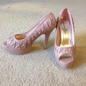 Reduced! Never Worn! Pink Heels!