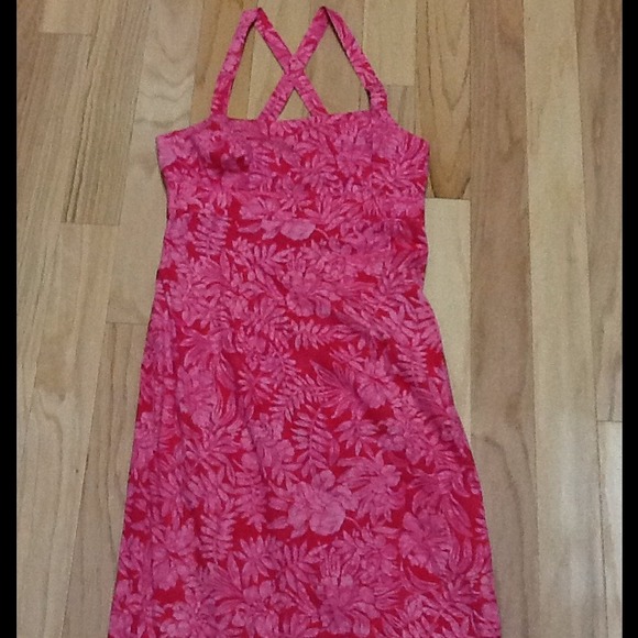 Nicole miller stretch fuschia/pink sundress