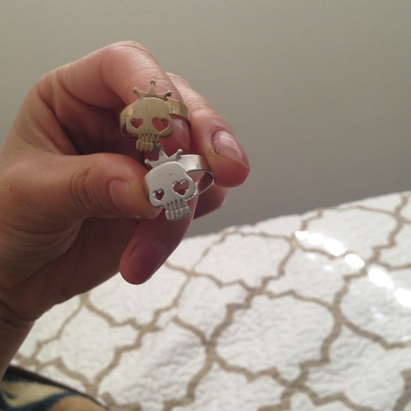 skull adjustable rings - Picture 3 of 3