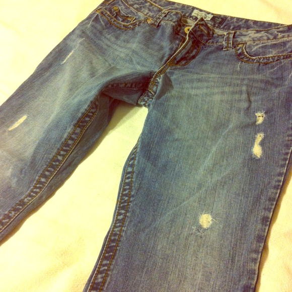 Lightly used jeans