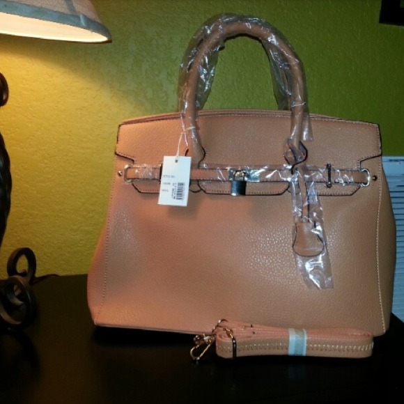 Tan handbag