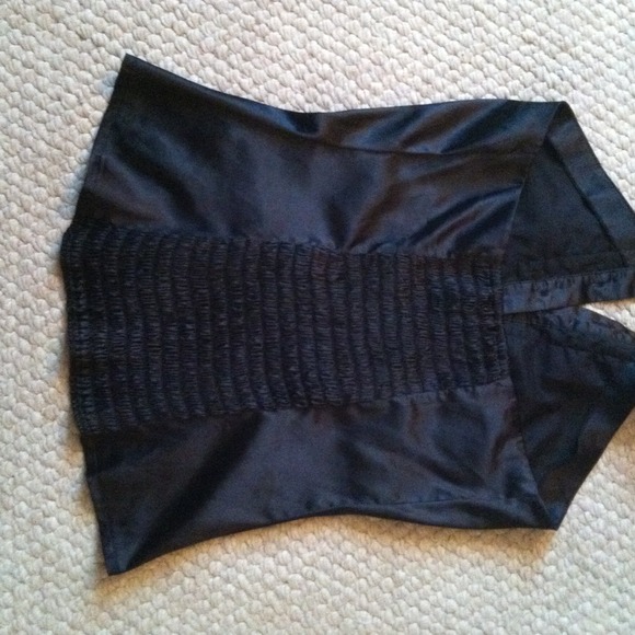 F21 Black Button Up Halter | NWOT - Picture 3 of 4