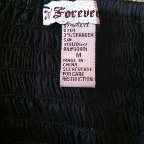 F21 Black Button Up Halter | NWOT - Picture 4 of 4