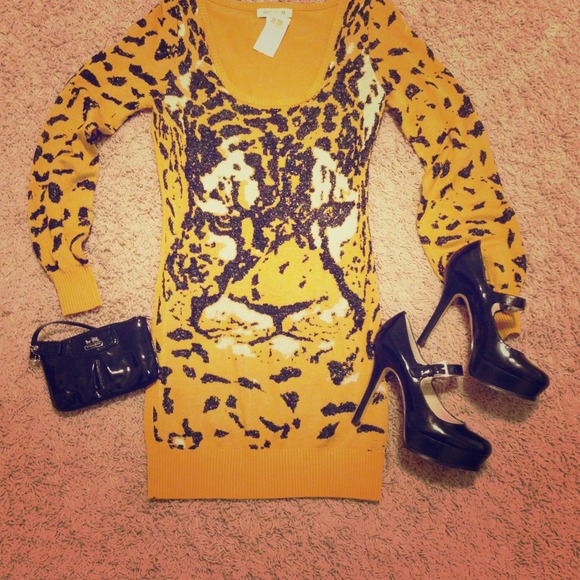 Arden B Leopard Dress