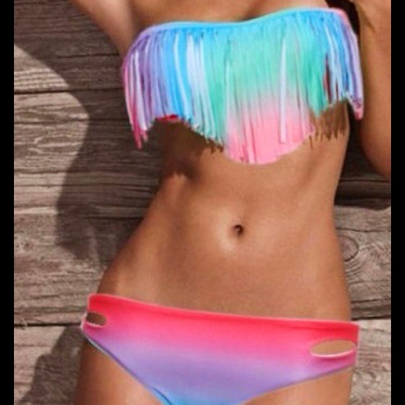 **Sold** Sexy Colorful Swimsuit