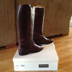 Cole Haan Country Brown Riding Boots