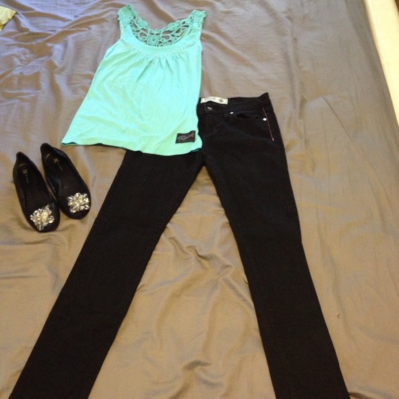 TRADED VS PINK Black Skinny Jeans Size 2S