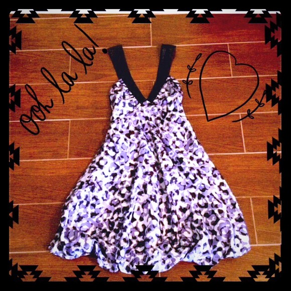 😍Kensie Girl purple & black dress sz S; hot!!! 😍 - Picture 1 of 3