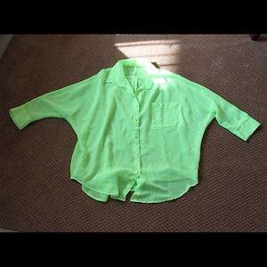 Small Neon Chiffon top|Brand: Manito|