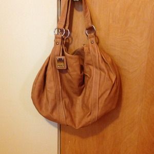Nine West Tan hobo purse!!