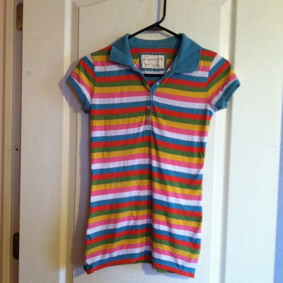 Aeropostale striped polo