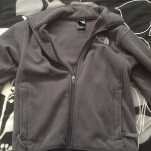 📍Sold📍North face fleece jacket coat boys medium