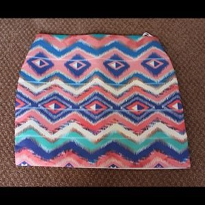 Tribal print skirt|small|brand: Cefian