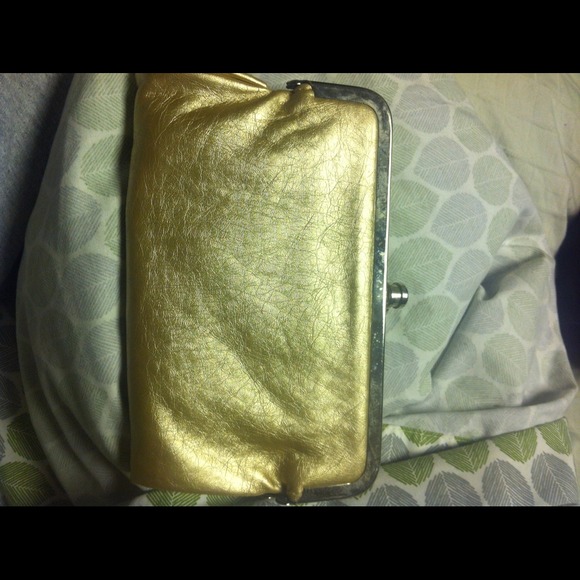 Gold clutch/wallet